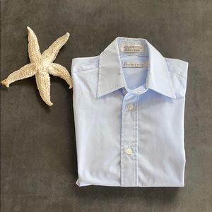 Long Sleeve Dress Shirt Baby Blue Size 8